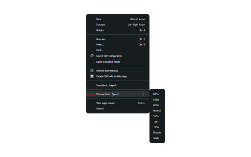 VSpeed  from Chrome web store to be run with OffiDocs Chromium online