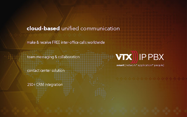 VTX Cloud Phone System  from Chrome web store to be run with OffiDocs Chromium online