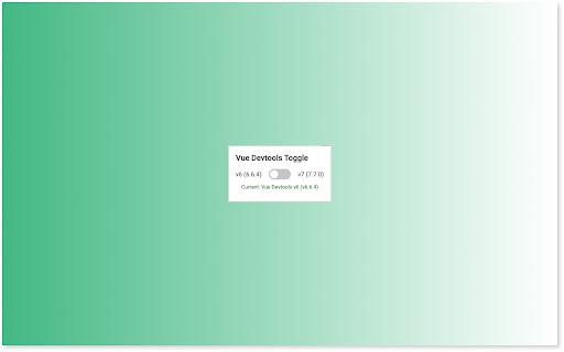 Vue Devtools Toggle  from Chrome web store to be run with OffiDocs Chromium online