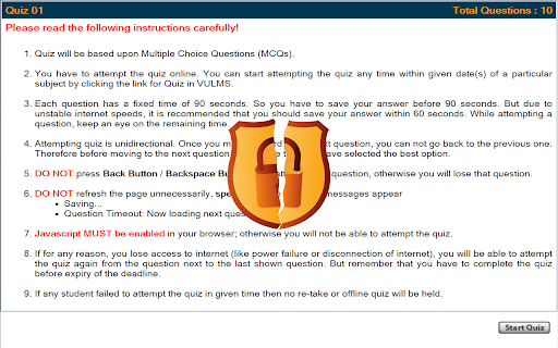 VU Quiz Firewall Bypass (VUBuddy): A.I Quiz Solver  One Click Lecture Skip  from Chrome web store to be run with OffiDocs Chromium online