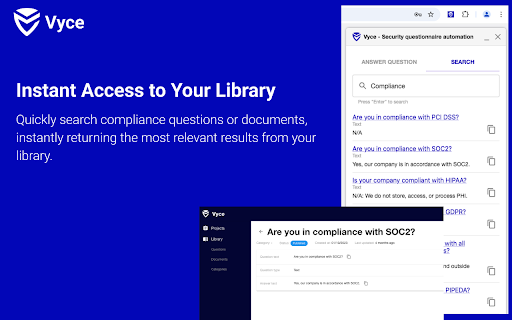 Vyce  from Chrome web store to be run with OffiDocs Chromium online