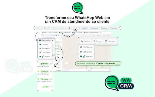 WA CRM  from Chrome web store to be run with OffiDocs Chromium online