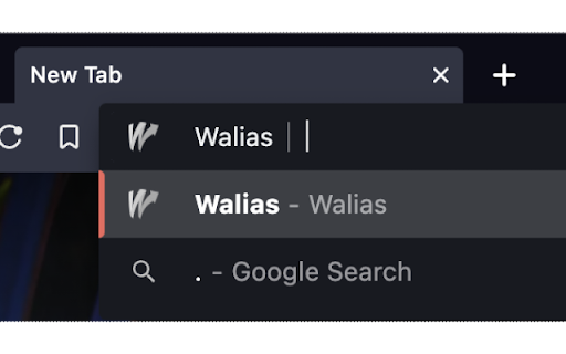 Walias  from Chrome web store to be run with OffiDocs Chromium online