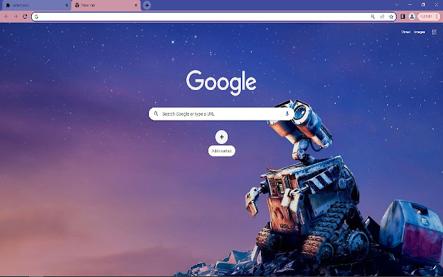 Wall E Browser Theme  from Chrome web store to be run with OffiDocs Chromium online