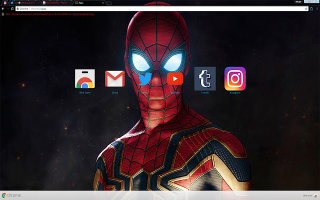 Wallpaper NEW Iron Spider Man 1920X1080 (ART)  from Chrome web store to be run with OffiDocs Chromium online