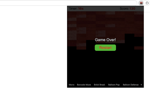 Wall Smash Game  from Chrome web store to be run with OffiDocs Chromium online