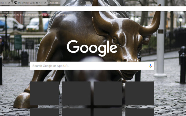 Wall Street Bull and Fearless Girl 1366x768 de Chrome web store para ejecutarse con OffiDocs Chromium en línea