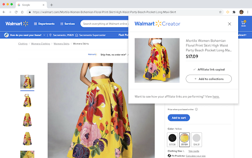 Walmart Creator Toolbar  from Chrome web store to be run with OffiDocs Chromium online