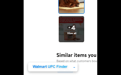 Walmart UPC Finder  from Chrome web store to be run with OffiDocs Chromium online