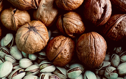 Walnuts and pistachios  from Chrome web store to be run with OffiDocs Chromium online