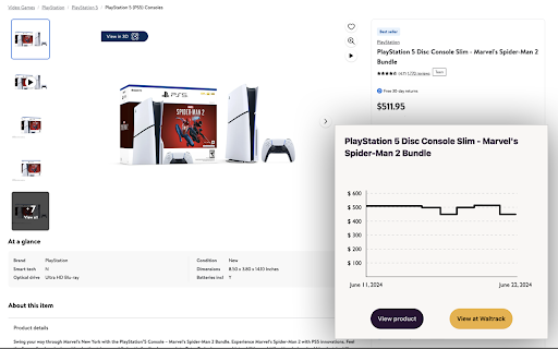 Waltrack Sidekick  from Chrome web store to be run with OffiDocs Chromium online