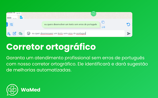 WaMed  from Chrome web store to be run with OffiDocs Chromium online