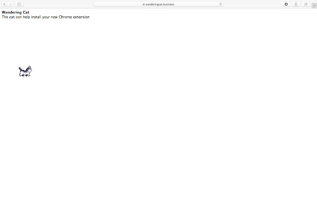 Wandering Cat from Chrome web store to be run with OffiDocs Chromium online Wandering Cat from Chrome web store to be run with OffiDocs Chromium online