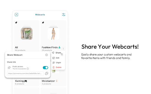 Wanna: Simplify Your Online Shopping  from Chrome web store to be run with OffiDocs Chromium online