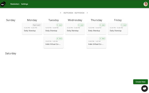WA Reminders: WhatsApp™ appointment reminders  from Chrome web store to be run with OffiDocs Chromium online
