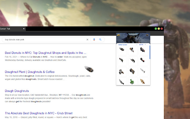 Warhammer 40000 Cursors  from Chrome web store to be run with OffiDocs Chromium online