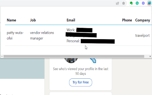 WarpLeads Email Finder  from Chrome web store to be run with OffiDocs Chromium online