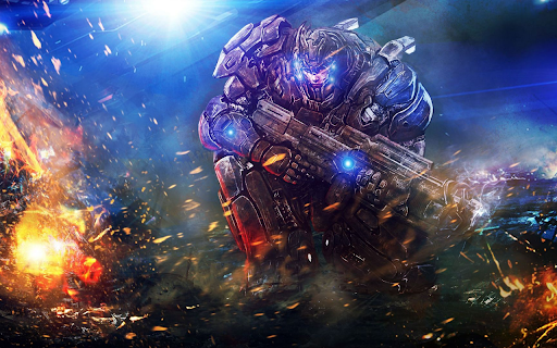 Warrior in the Battle  from Chrome web store to be run with OffiDocs Chromium online