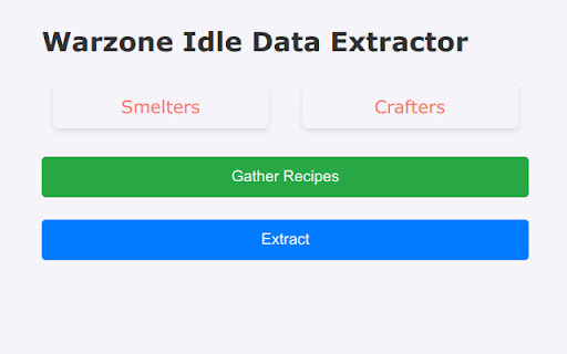Warzone Idle Extractor  from Chrome web store to be run with OffiDocs Chromium online