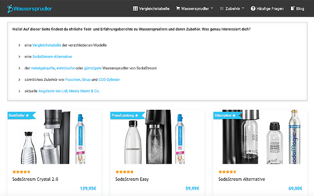 Wassersprudler  from Chrome web store to be run with OffiDocs Chromium online