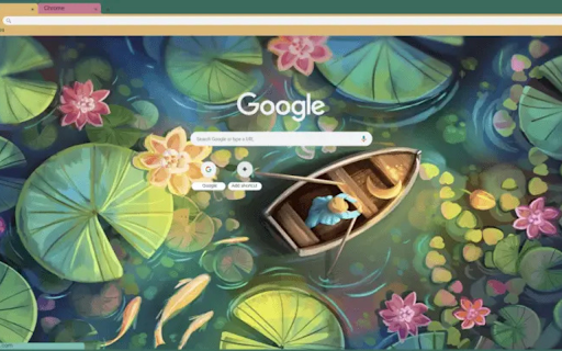 Watah Lillies  from Chrome web store to be run with OffiDocs Chromium online