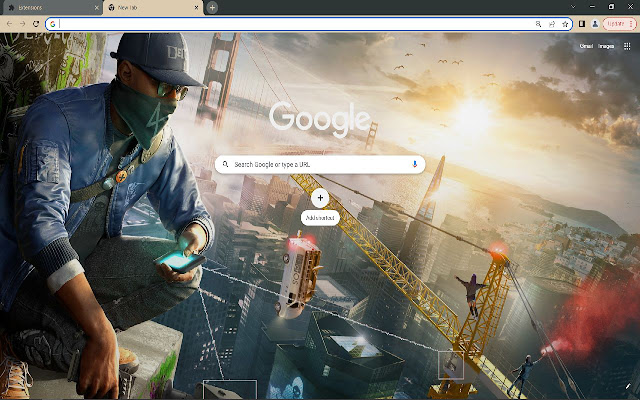 Watch Dogs 2 Browser Theme  from Chrome web store to be run with OffiDocs Chromium online