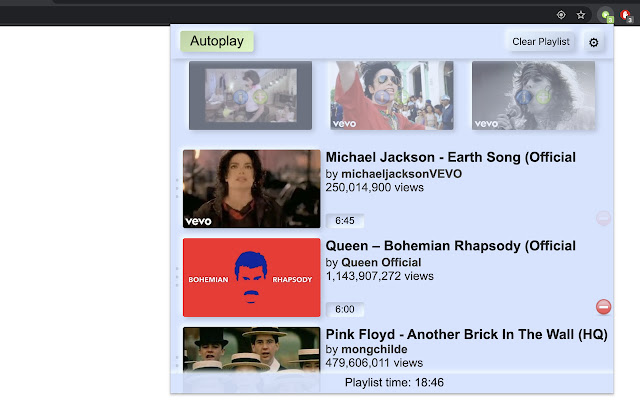 Watch Next: YouTube  from Chrome web store to be run with OffiDocs Chromium online