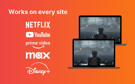 Watch Party Sync Videos With Friends  from Chrome web store to be run with OffiDocs Chromium online