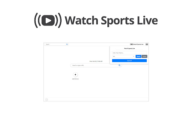 Watch Sports Live  from Chrome web store to be run with OffiDocs Chromium online