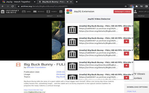 Watch Together On Joy2g  from Chrome web store to be run with OffiDocs Chromium online