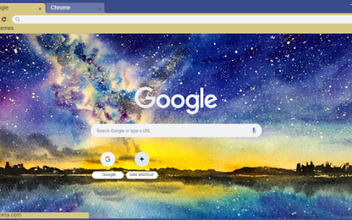 Watercolor Galaxy Sky  from Chrome web store to be run with OffiDocs Chromium online