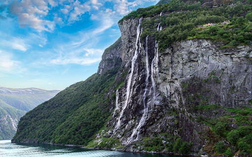 Waterfall from above  from Chrome web store to be run with OffiDocs Chromium online