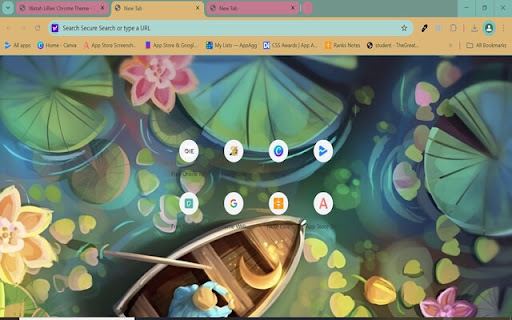 Water Lilies  from Chrome web store to be run with OffiDocs Chromium online