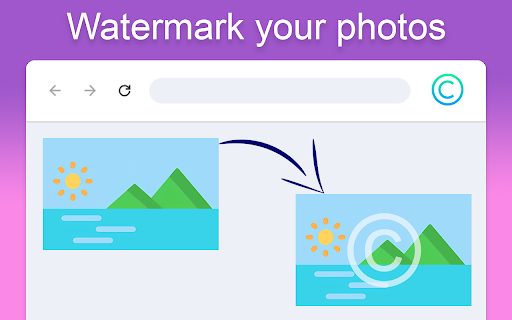 Watermark to photo  from Chrome web store to be run with OffiDocs Chromium online