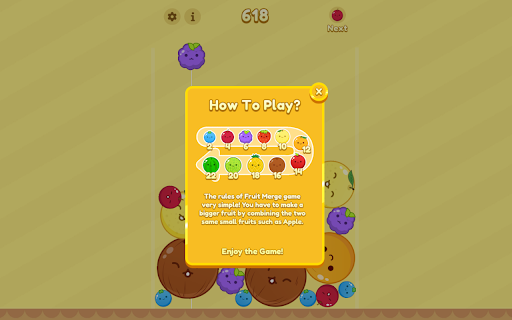 Watermelon Game™: Merge, Stack  Grow Big!  from Chrome web store to be run with OffiDocs Chromium online