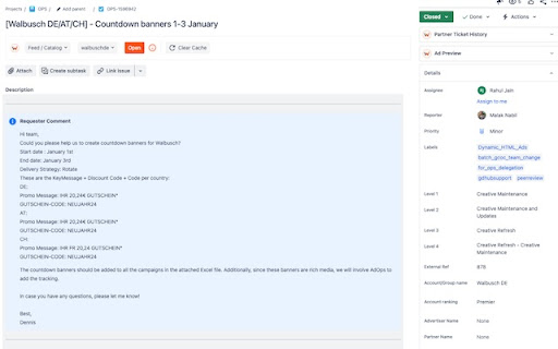 Watson v3 BETA  from Chrome web store to be run with OffiDocs Chromium online