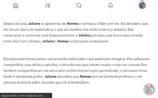 Wattpad Seu Nome s/n  from Chrome web store to be run with OffiDocs Chromium online