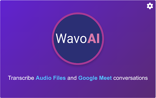 WavoAI Recorder  from Chrome web store to be run with OffiDocs Chromium online