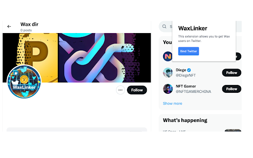 WaxLinker  from Chrome web store to be run with OffiDocs Chromium online