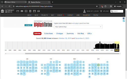 Wayback Machine URL Search  from Chrome web store to be run with OffiDocs Chromium online
