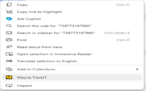 Wayne TrackIT from Chrome web store to be run with OffiDocs Chromium online Wayne TrackIT from Chrome web store to be run with OffiDocs Chromium online
