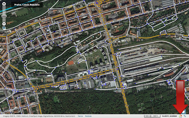 Waze Google Maps™-link vanuit de Chrome-webwinkel voor gebruik met OffiDocs Chromium online