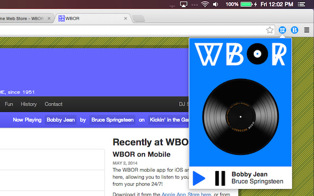 WBOR Brunswick 91.1FM  from Chrome web store to be run with OffiDocs Chromium online