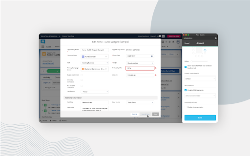 WB POC Apty Client  from Chrome web store to be run with OffiDocs Chromium online
