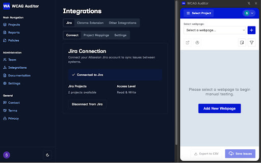 WCAG Auditor  from Chrome web store to be run with OffiDocs Chromium online