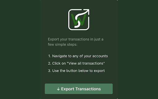 Wealthsimple Exporter  from Chrome web store to be run with OffiDocs Chromium online