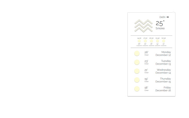 Weather (instant)  from Chrome web store to be run with OffiDocs Chromium online