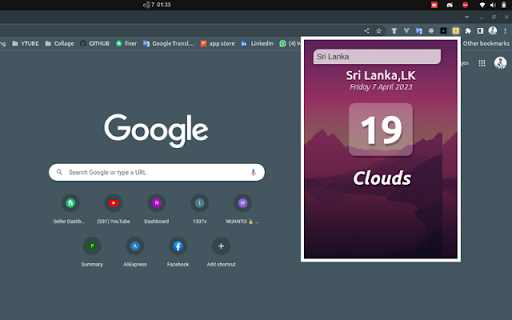 WeatherWise  from Chrome web store to be run with OffiDocs Chromium online