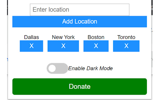 WeatherWiz  from Chrome web store to be run with OffiDocs Chromium online