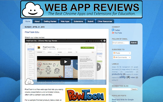 Web App Reviews  from Chrome web store to be run with OffiDocs Chromium online